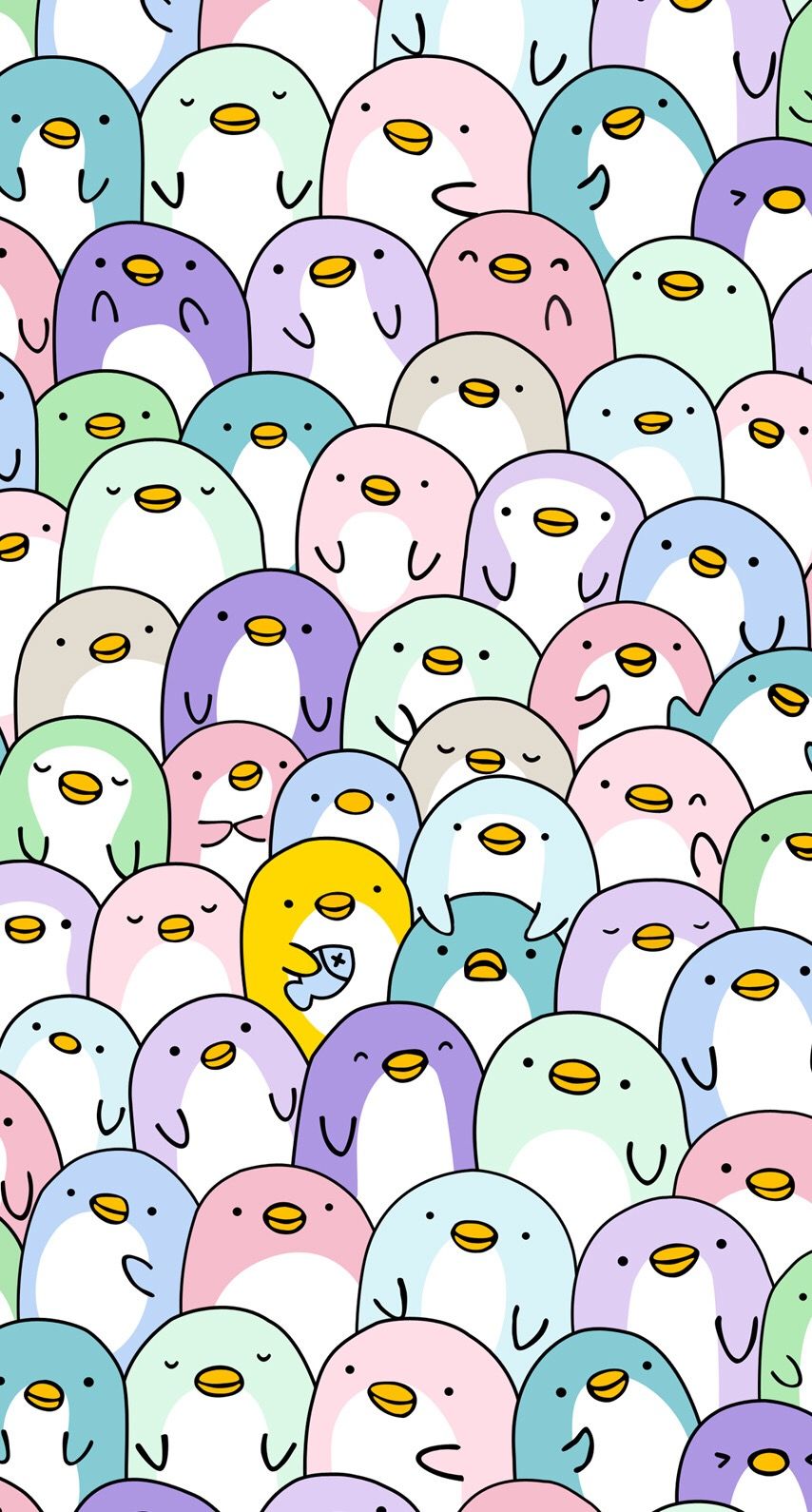 Penguin Wallpaper Background Kawaii