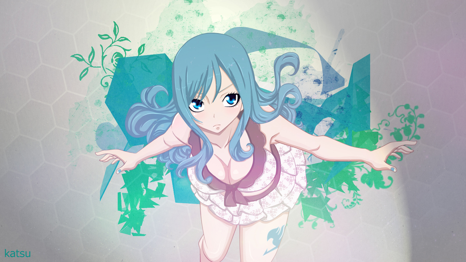 Juvia Lockser Fairy Tail Girl Anime HD Wallpaper Desktop Pc Background