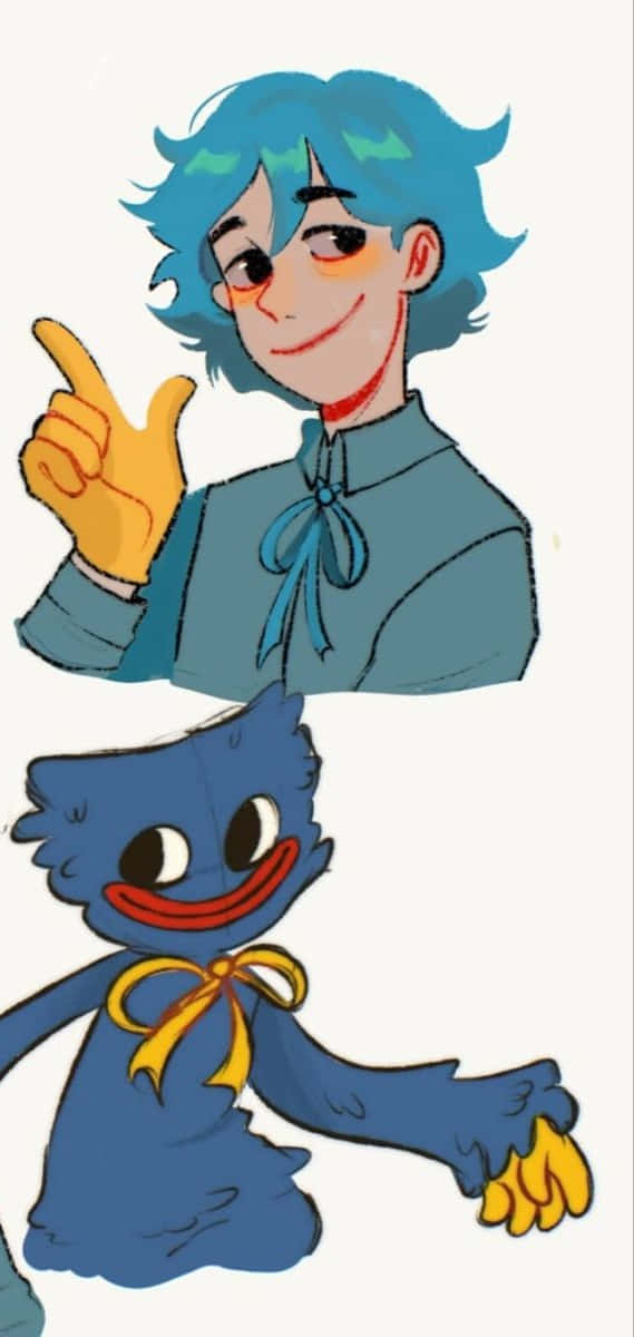 The Lovely Huggy Wuggy Wallpaper
