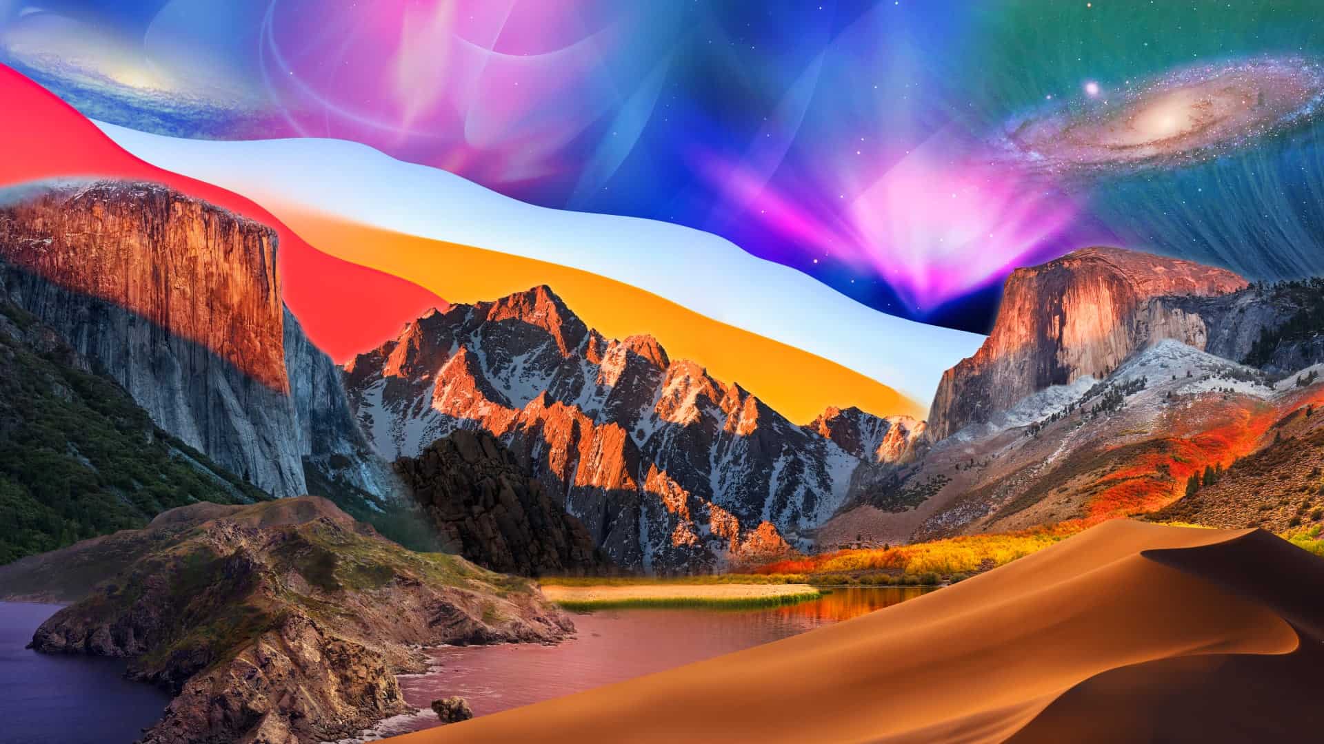 Every Macos Wallpaper In One Image Appletrack