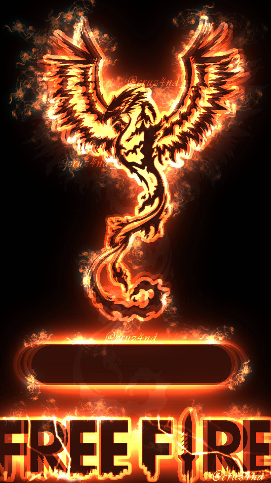 Fiery Fire Logo Wallpaper