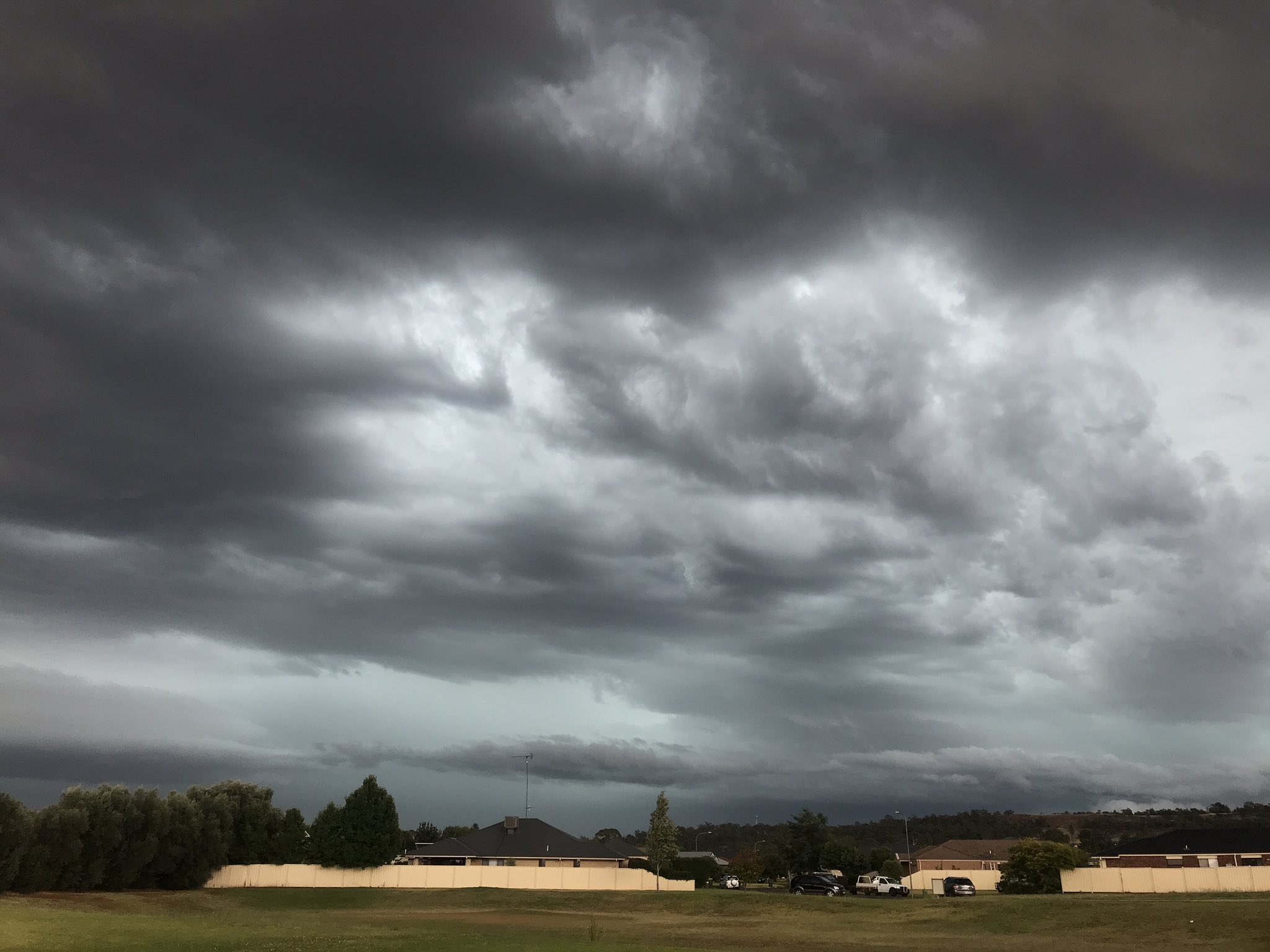 David Parker On Angry Storm Clouds Moving Over Griffith