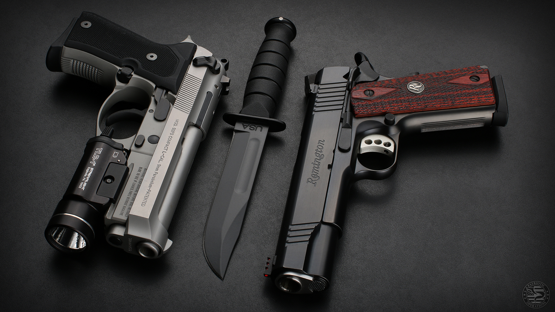 Beretta 92fs Pact And Remington R1 Enhanced Oc