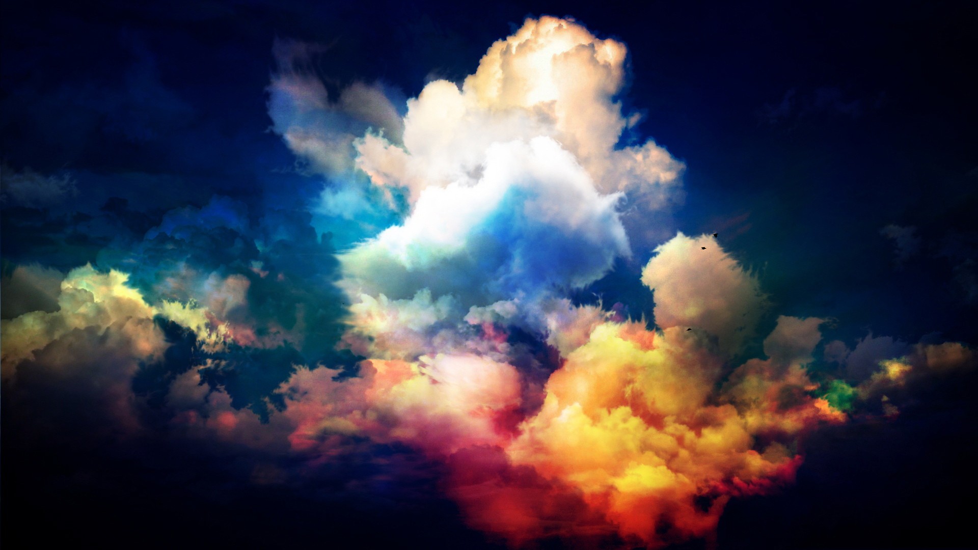 Clouds Photo Manipulation Wallpaper