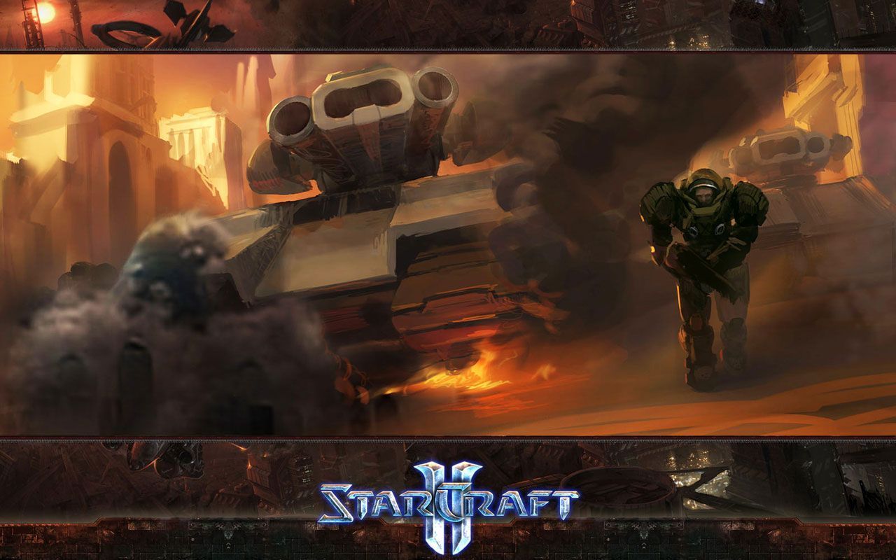 Desktop Wallpaper Starcraft Terran Games