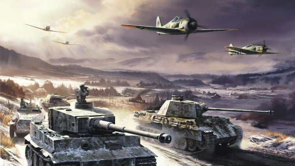 Wallpaper Tiger Tank And Planes   Wallpapers HD Download Free Desktop