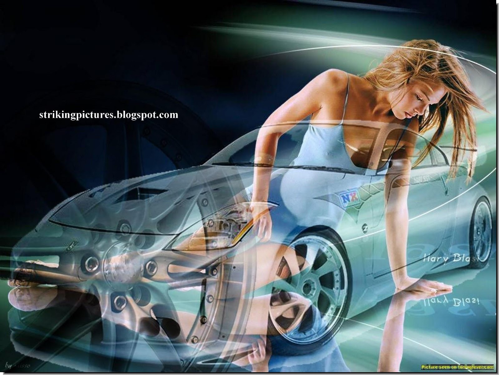 Striking Pictures All Of Them Cars And Girls Wallpaper