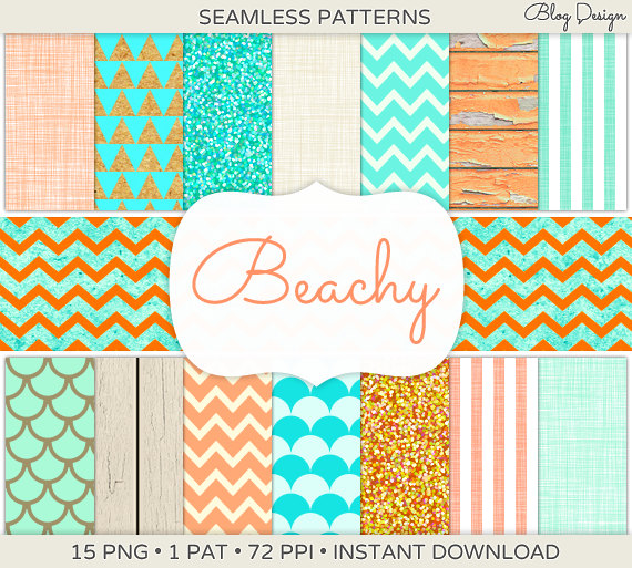 and blog design beach blog backgrounds turquoise and orange