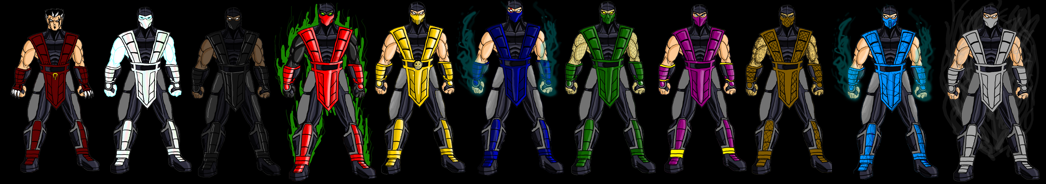 Mortal Kombat Ninjas By Dskemmanuel