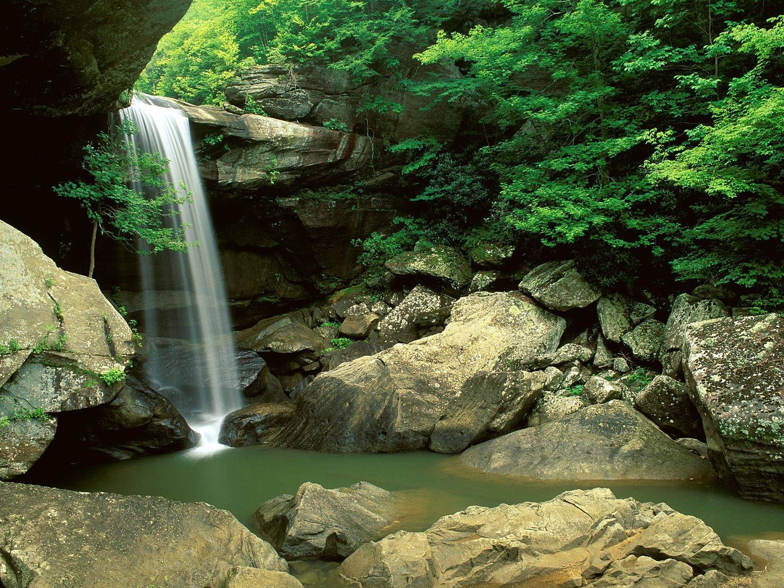 Eagle Creek Falls At Cumberland State Park Kentucky Usa