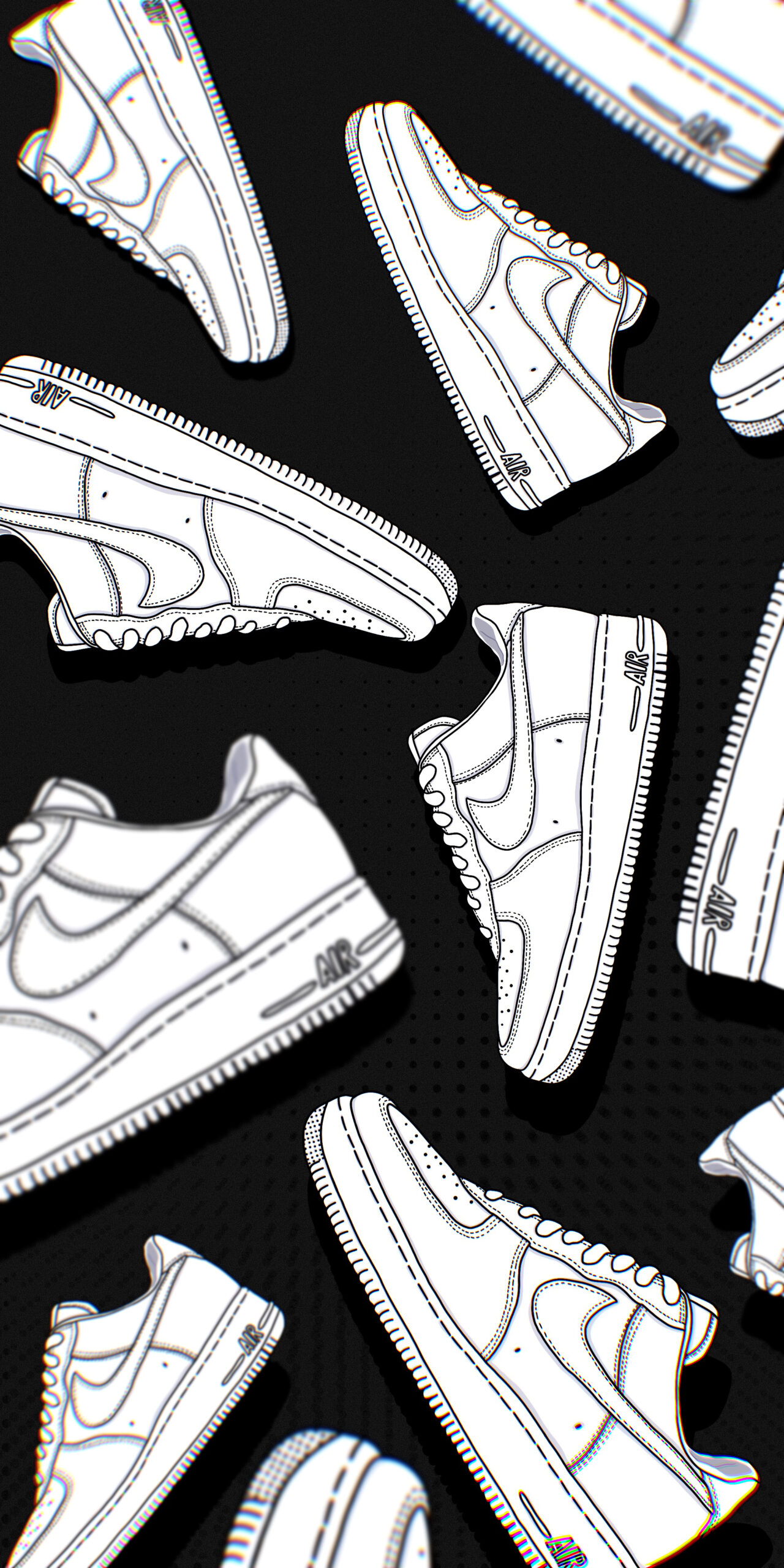 Nike Air Force Shoes White Black Wallpapers Wallpapers Clan