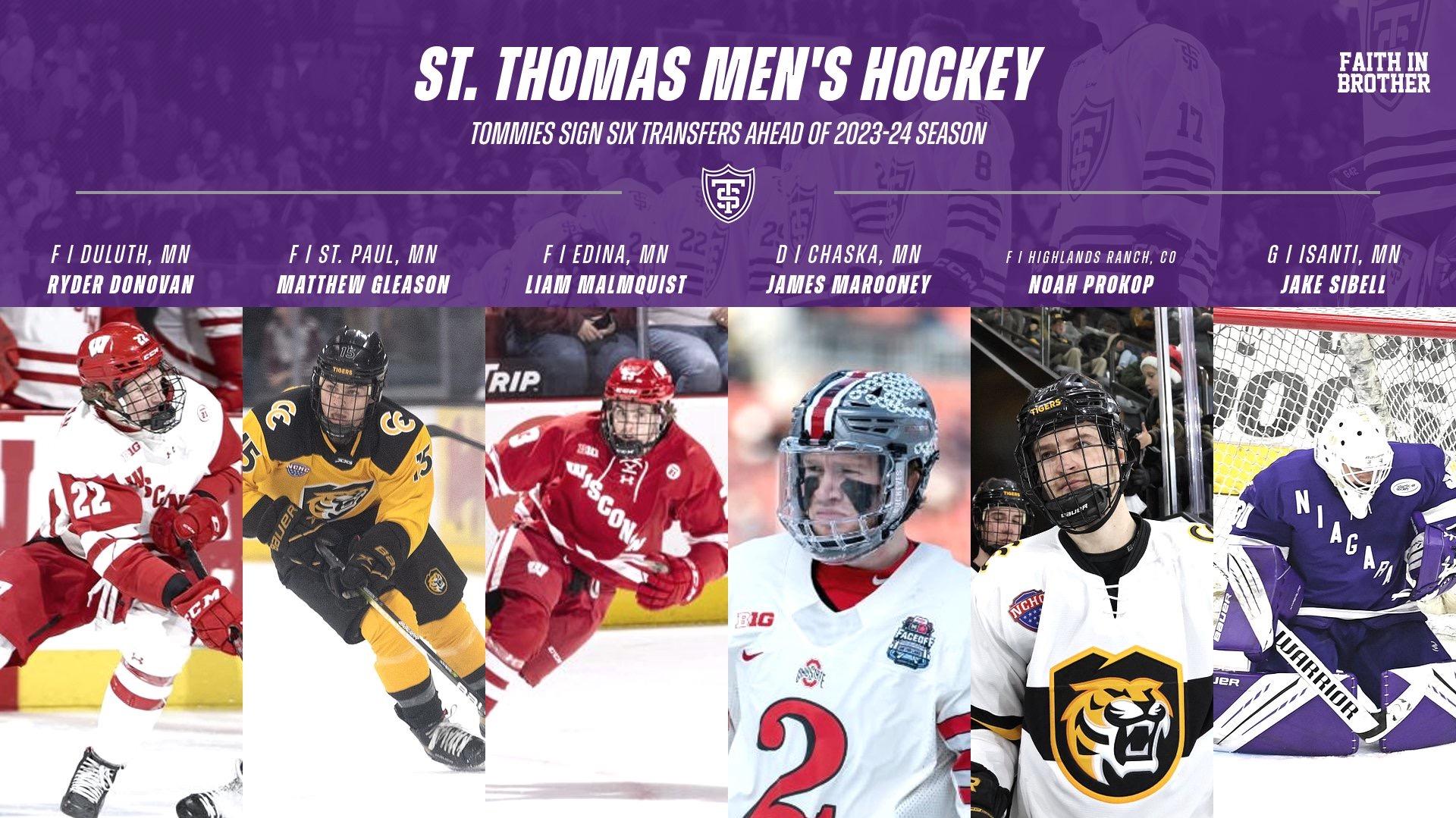 Six Transfers Join Men S Hockey For Season The