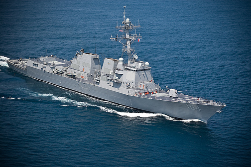 warship US navy ship destroyer photos