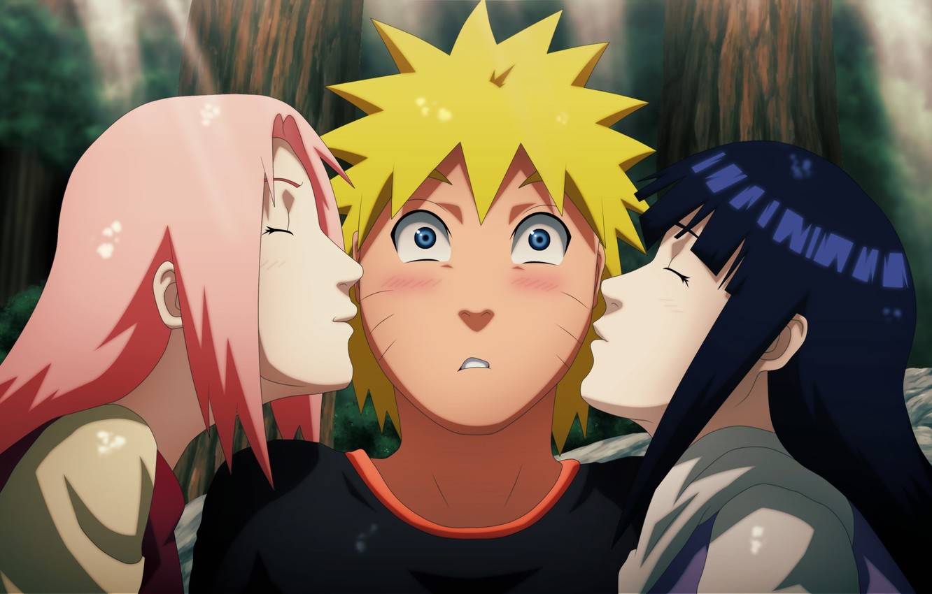 Wallpaper Love Game Naruto Sakura Anime Kiss Ninja Asian