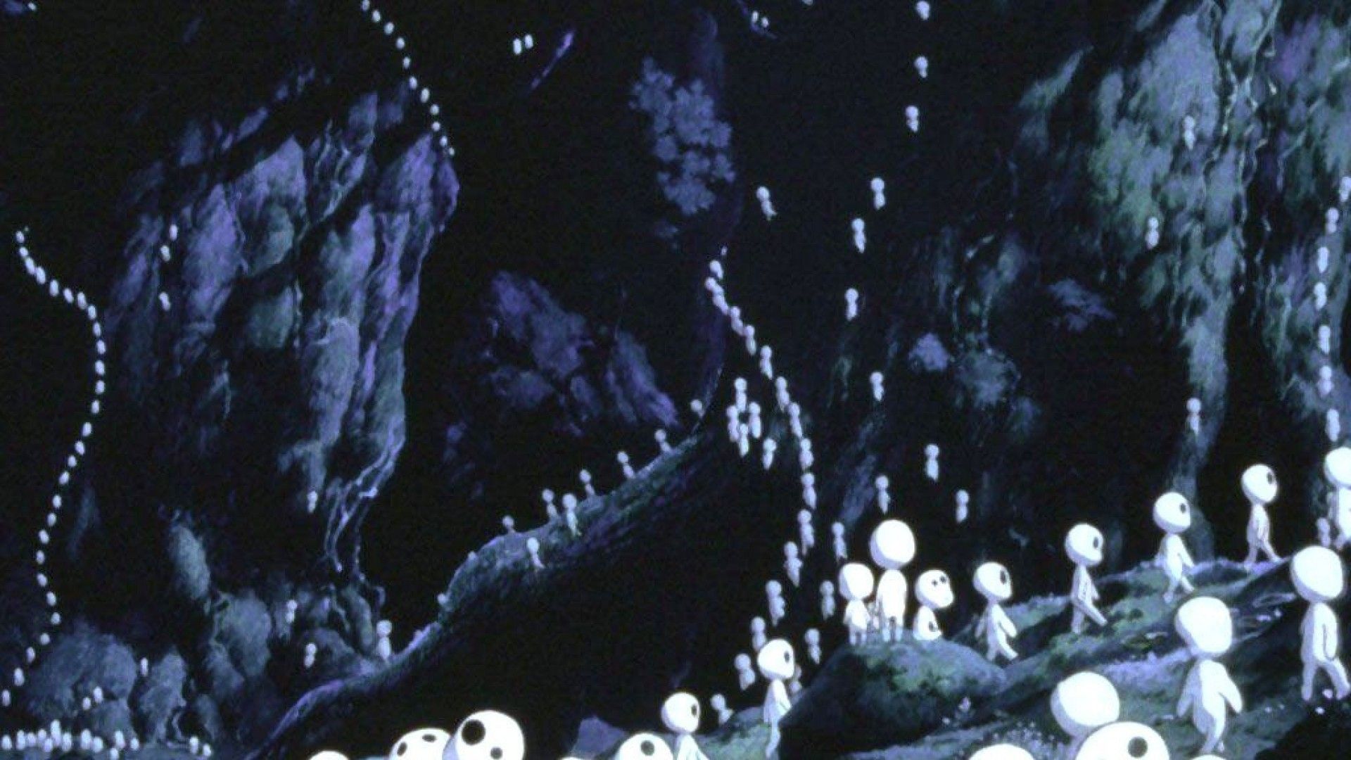 Ghibli Background Kodama Wallpaper Ca Png Image Pngio