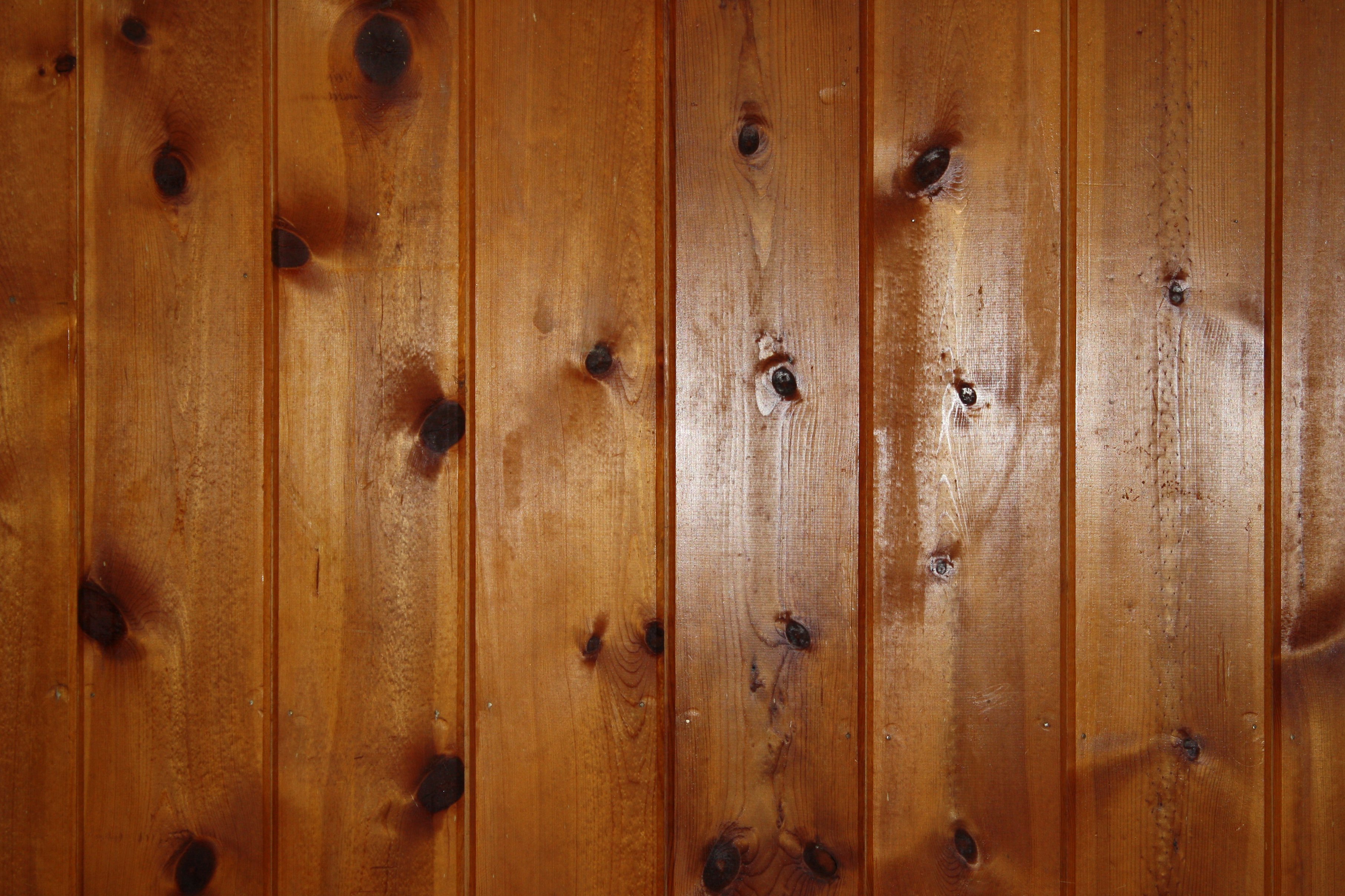 Knotty Pine Wood Wall Paneling Texture High Resolution Photo