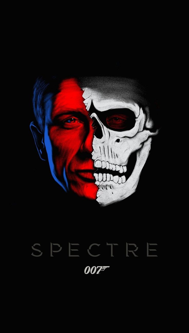 Spectre Illusion James Bond Joker iPhone Wallpaper