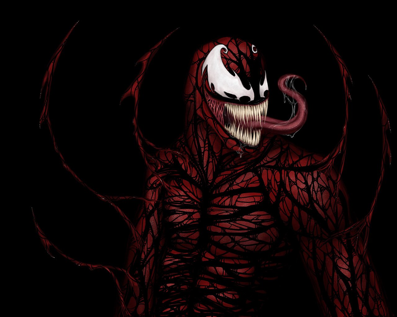 venom carnage wallpaper
