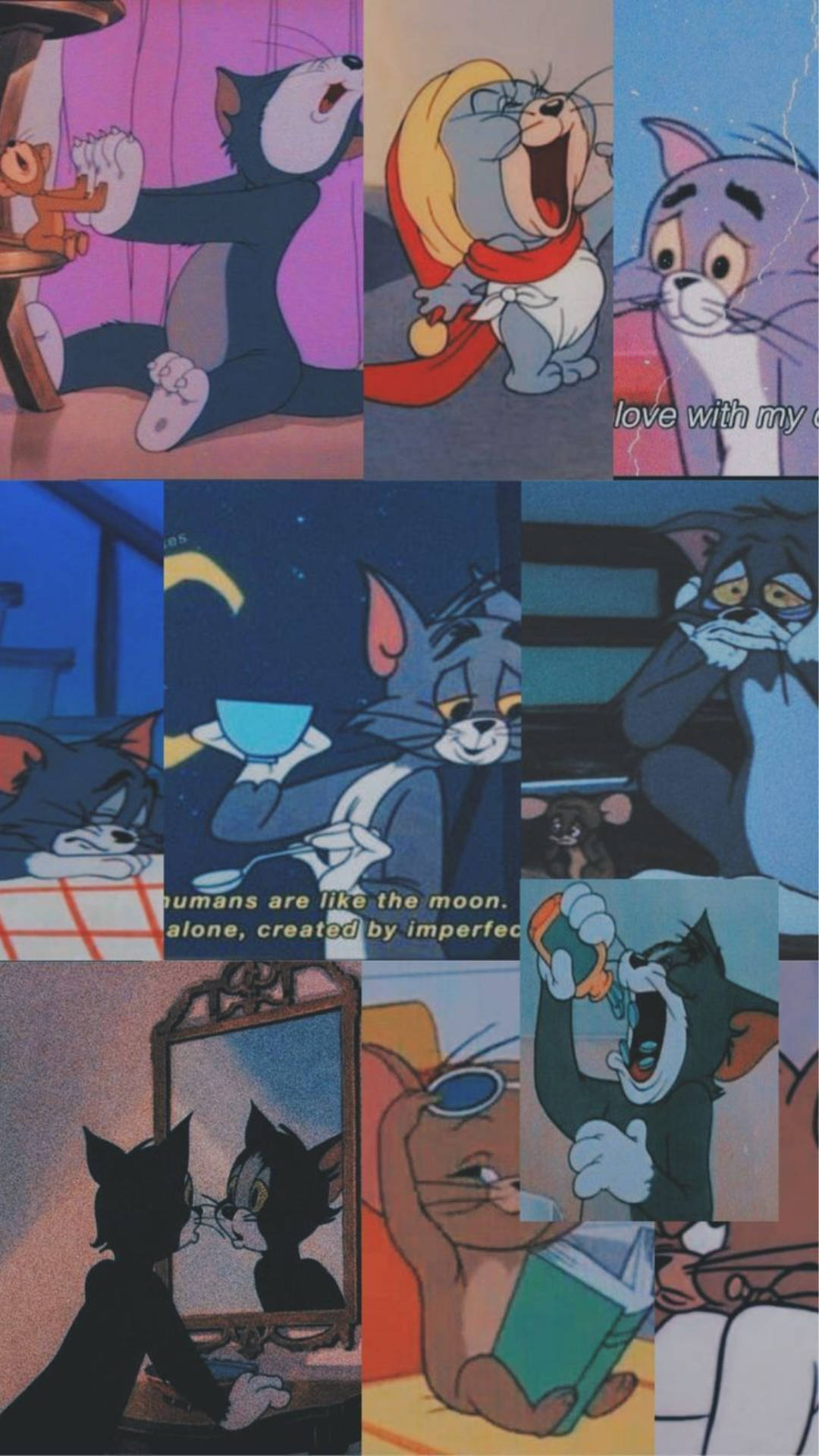Tom And Jerry Aesthetic Wallpaper