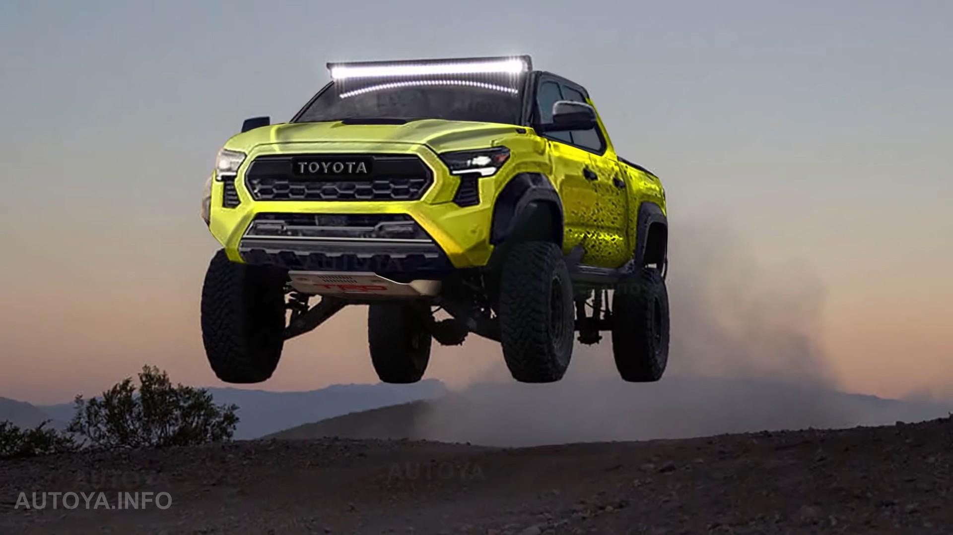 Free download 2024 Toyota TRD Pro Jumps Out of CGI Shadows Just