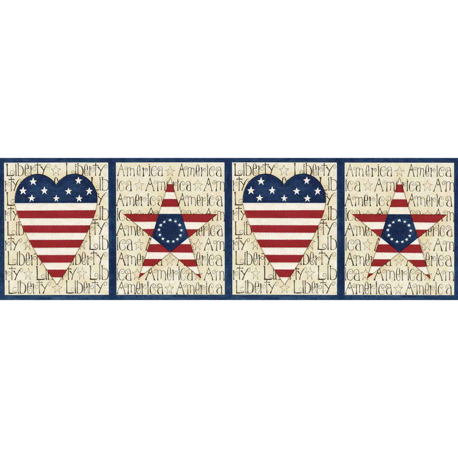 Free download Blue Stars And Stripes Prepasted Wallpaper Border at [900x900] for your