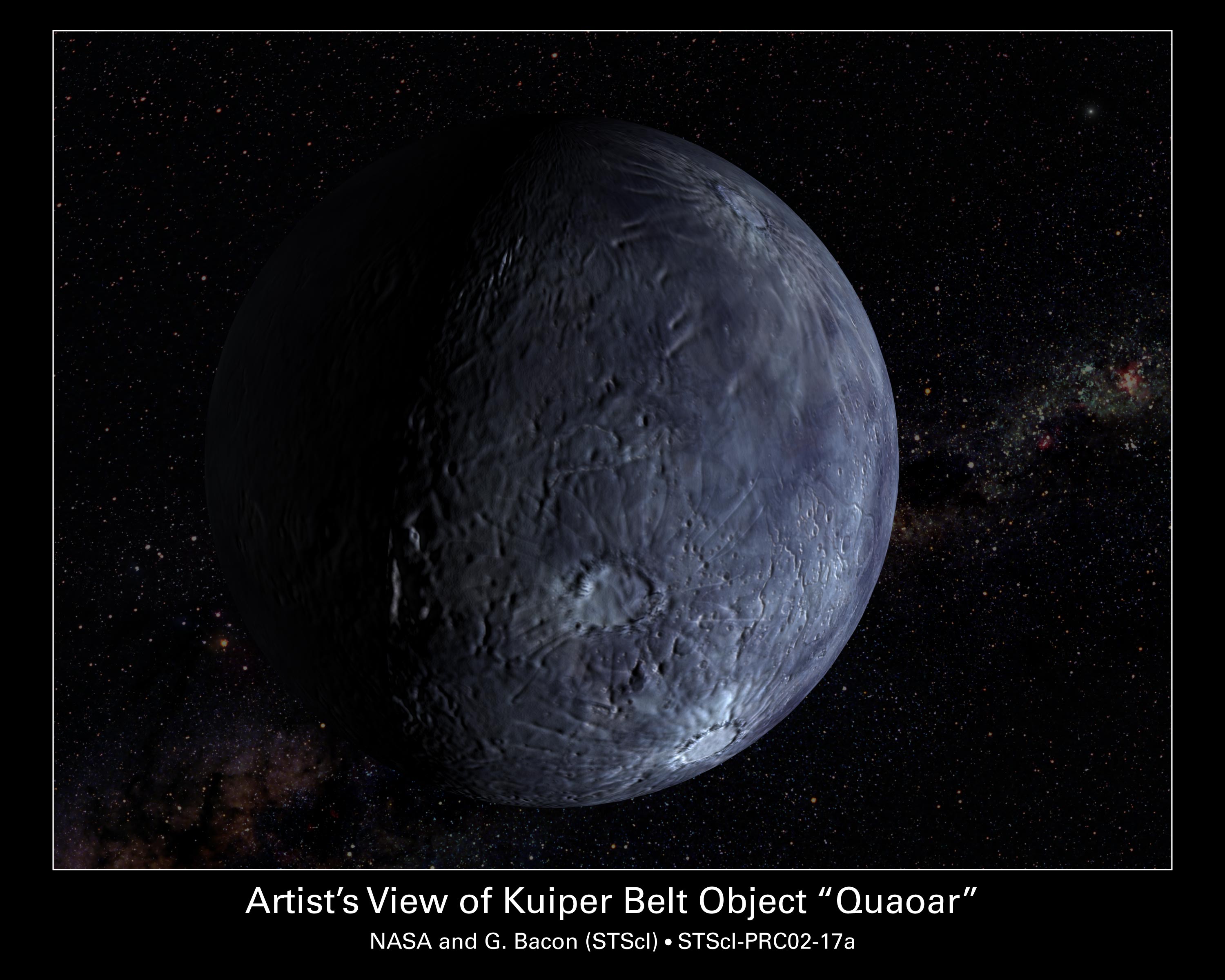 Artist S Of Kuiper Belt Object Quaoar