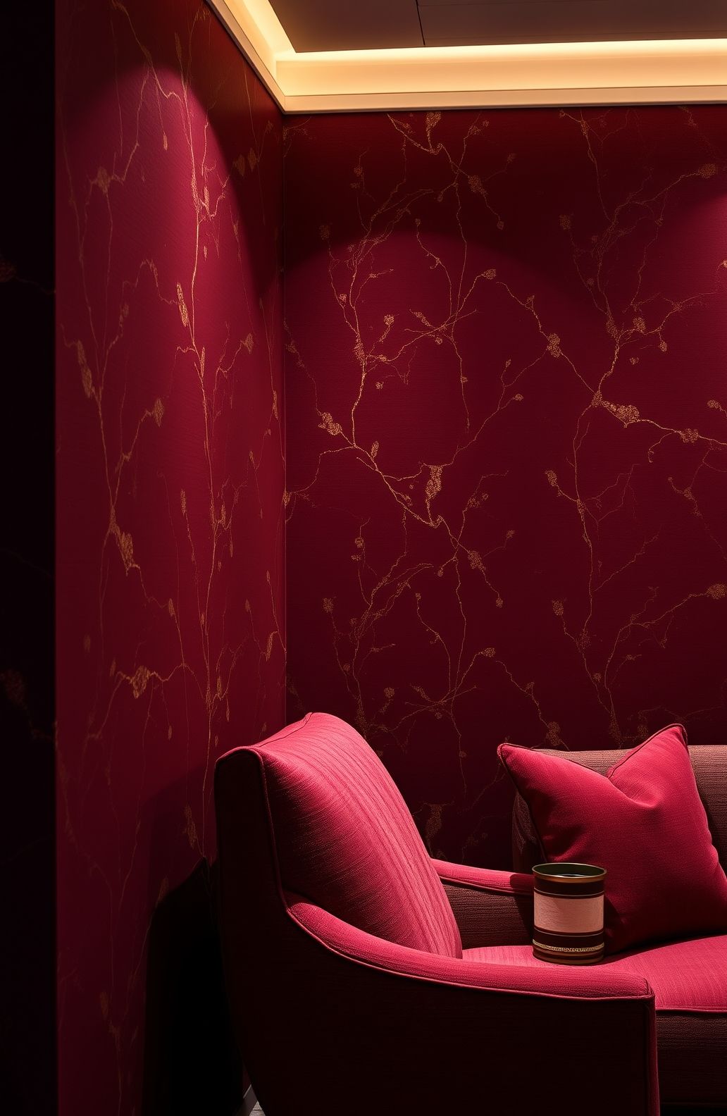 Dark Maroon Wallpaper