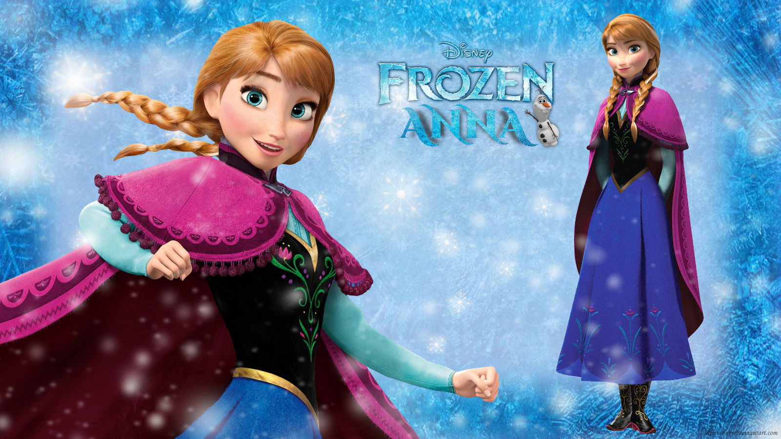 Frozen Anna   Frozens Anna Wallpaper 37731372 1600x900