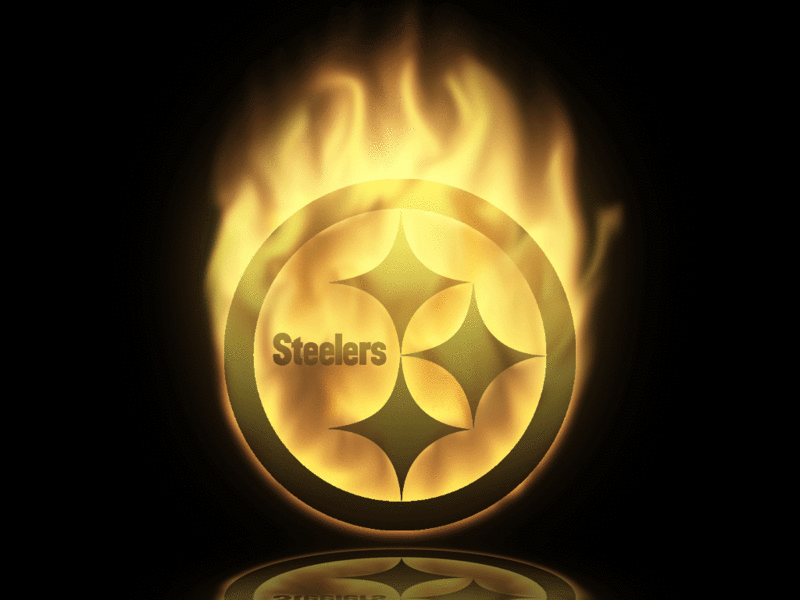 Black Steelers Wallpaper Pittsburgh Sports Logo