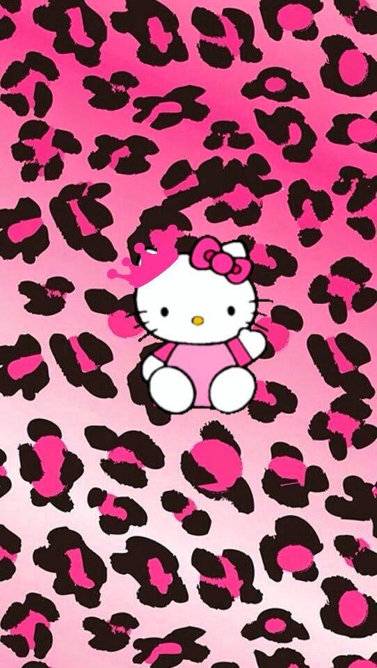 Dazzle My Droid Bies Pink Leopard Kitty Wallpaper
