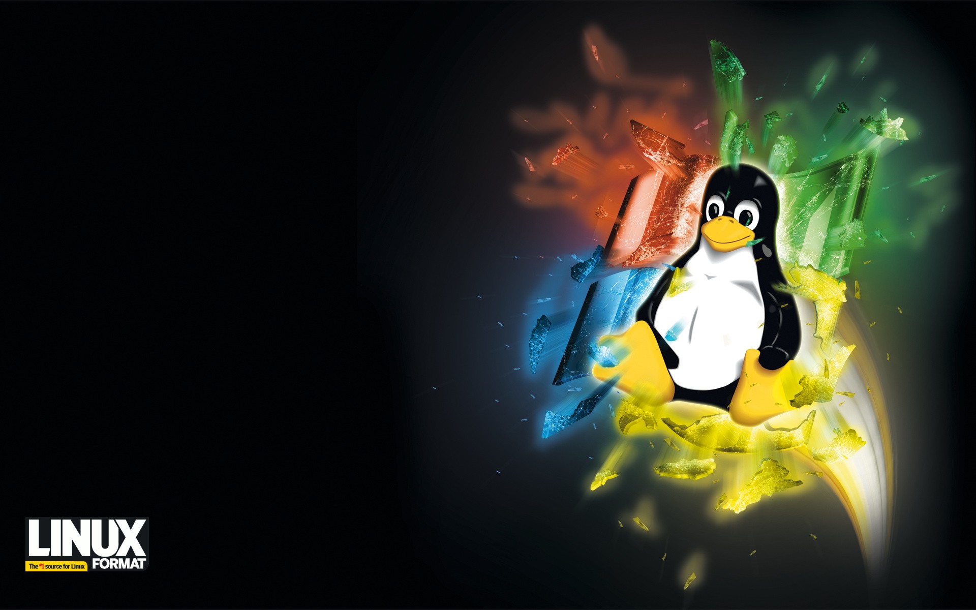 Linux Penguin Windows Wallpaper