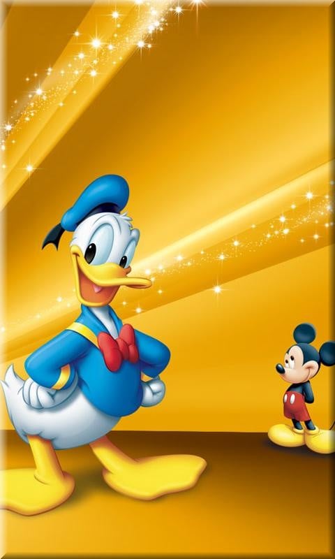disney cell phone wallpaper on Disney Duck And Mouse Mobile Phone