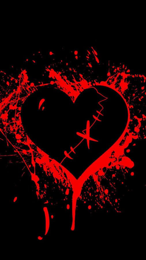 Broken Heart Aesthetics Wallpaper