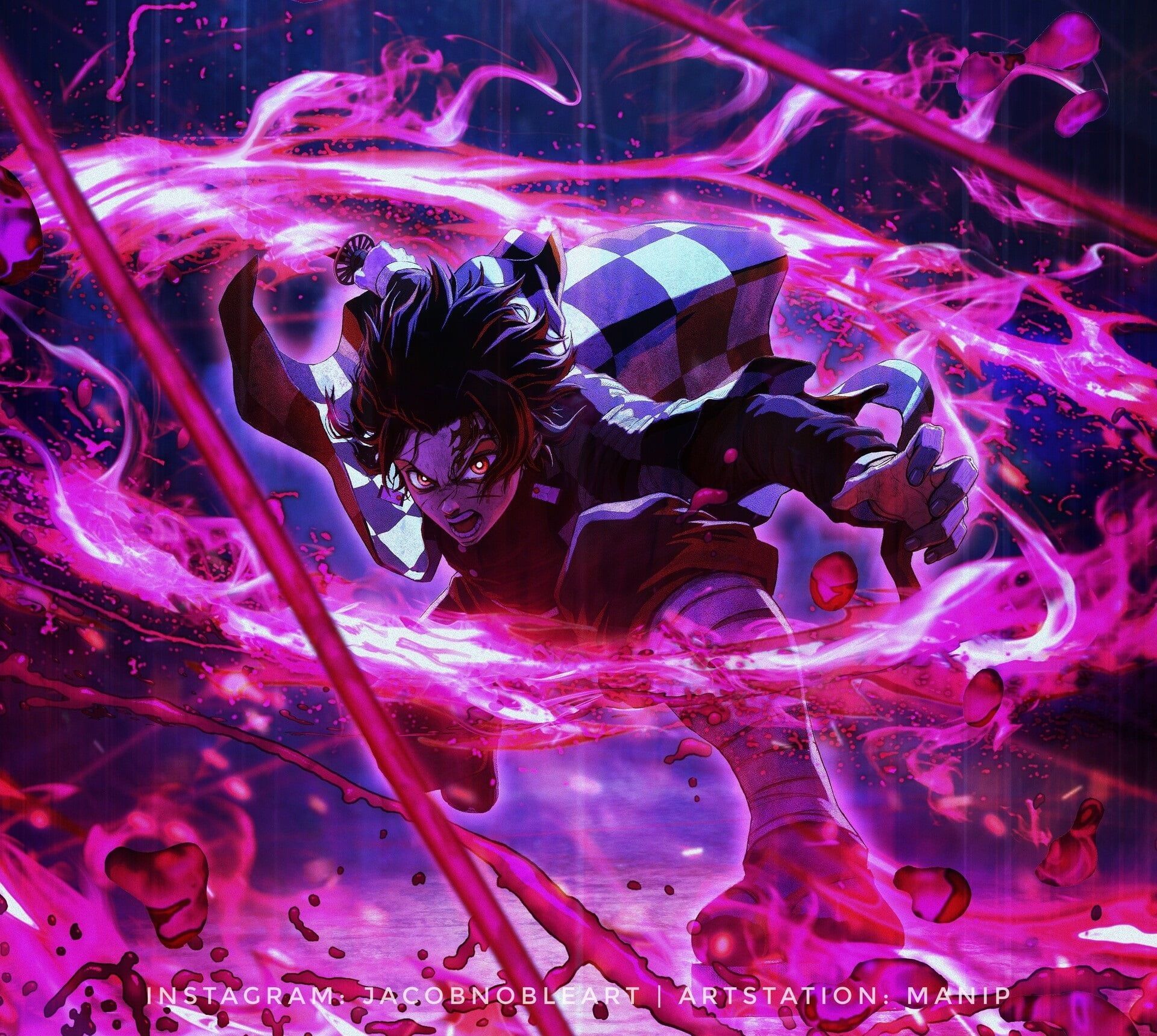 Beautiful anime Oshi No Ko with purple eyes 4K wallpaper download
