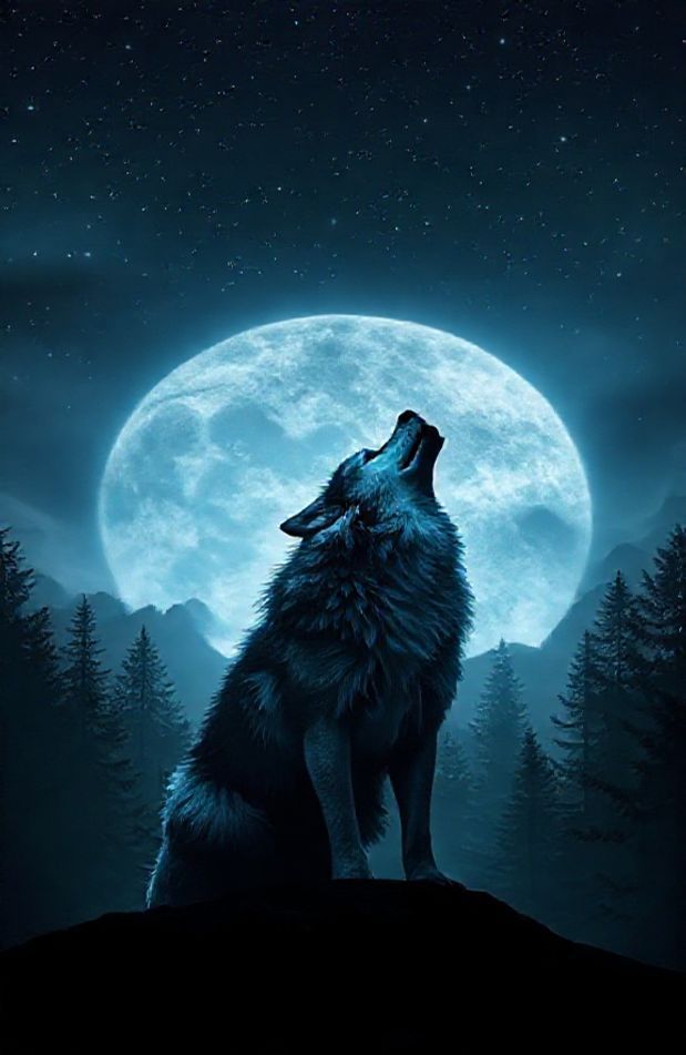 Howling Wolf Wallpaper