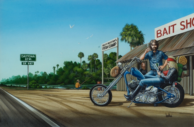 David Mann Motorcycle Biker Art