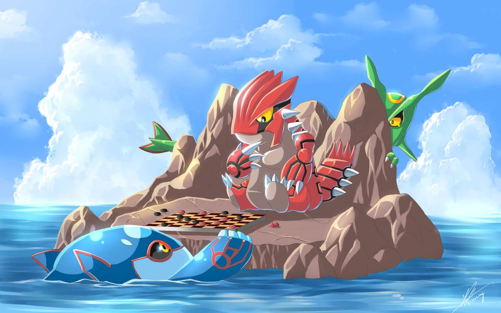 Groudon Vs Kyogre By R Nowong