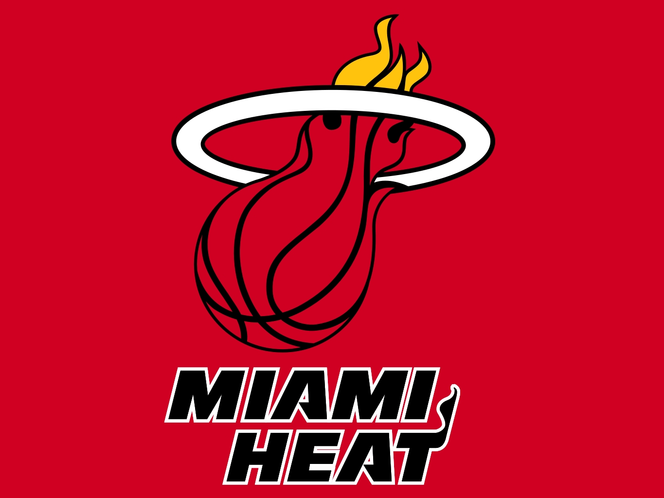 miami heat logo wallpapers red Desktop Backgrounds for HD 1365x1024