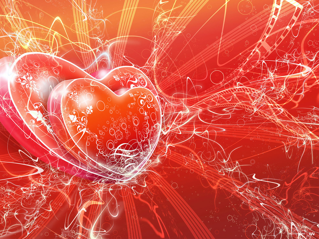 Vector Valentine S Day Heart Glitter Desktop