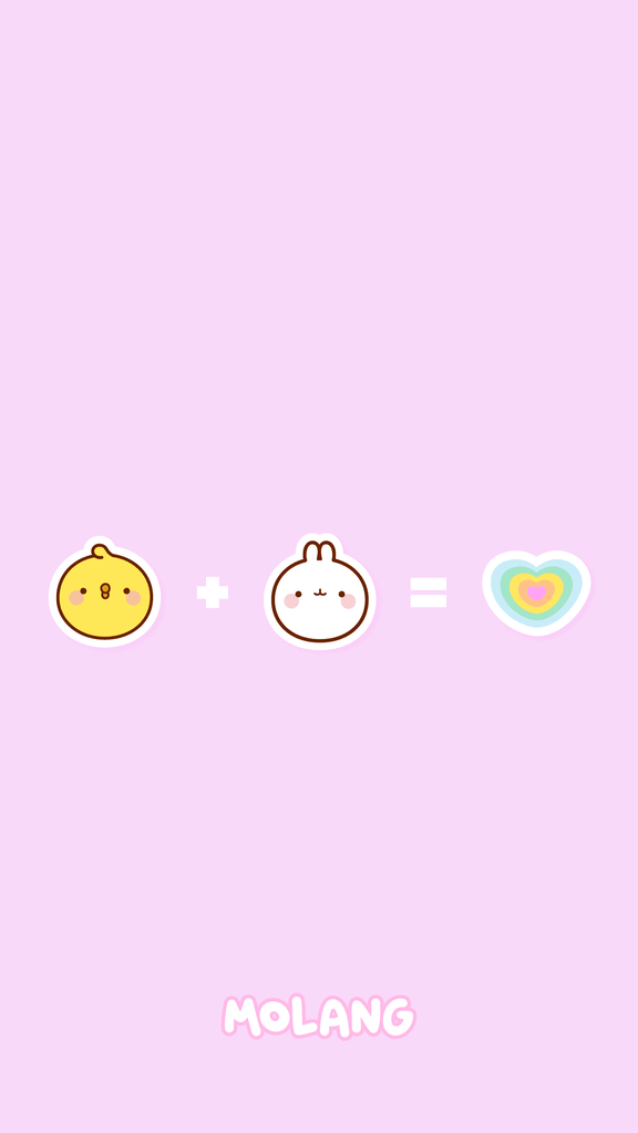 Molang Wholesome Wallpaper Discover The Heart Of