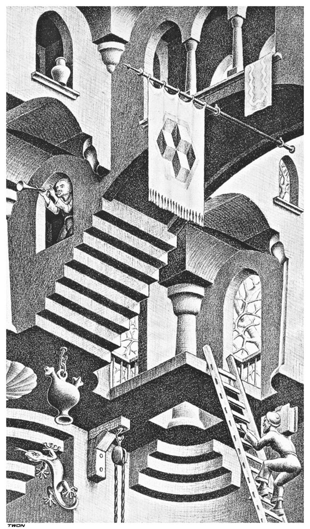 Related Pictures Escher Art Wallpaper