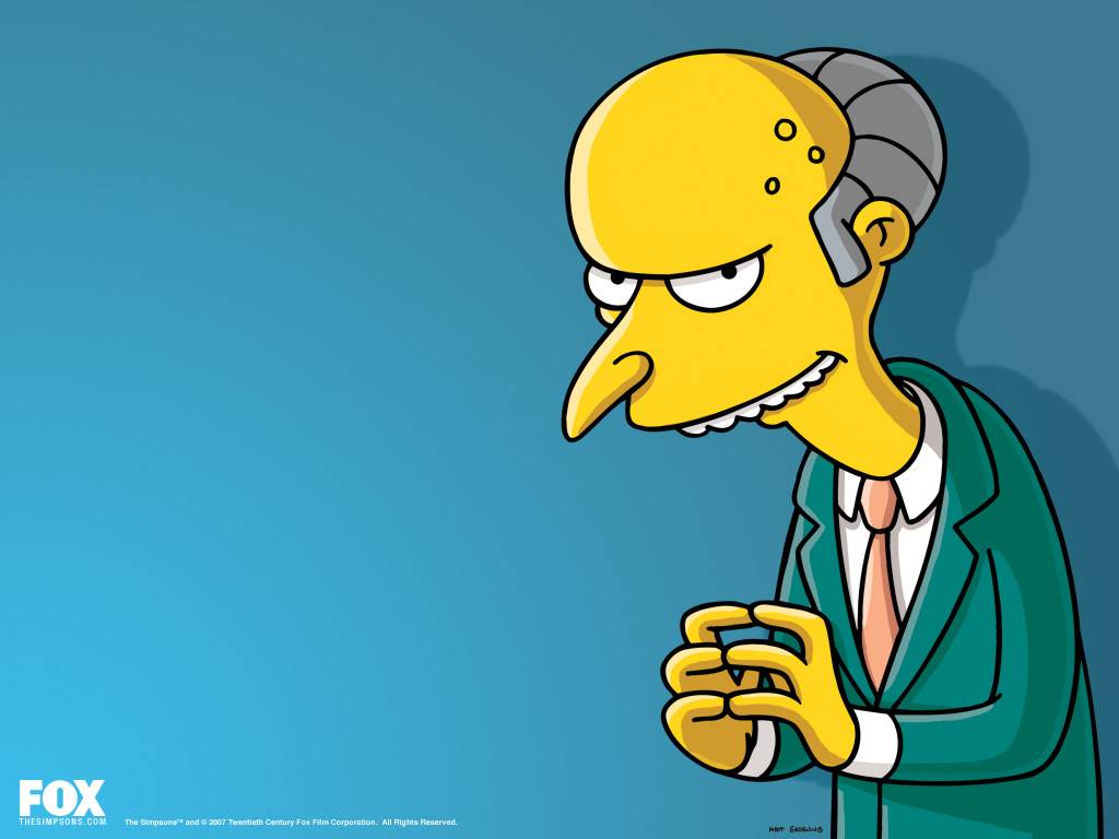 Mr Burns Wallpaper The Simpsons