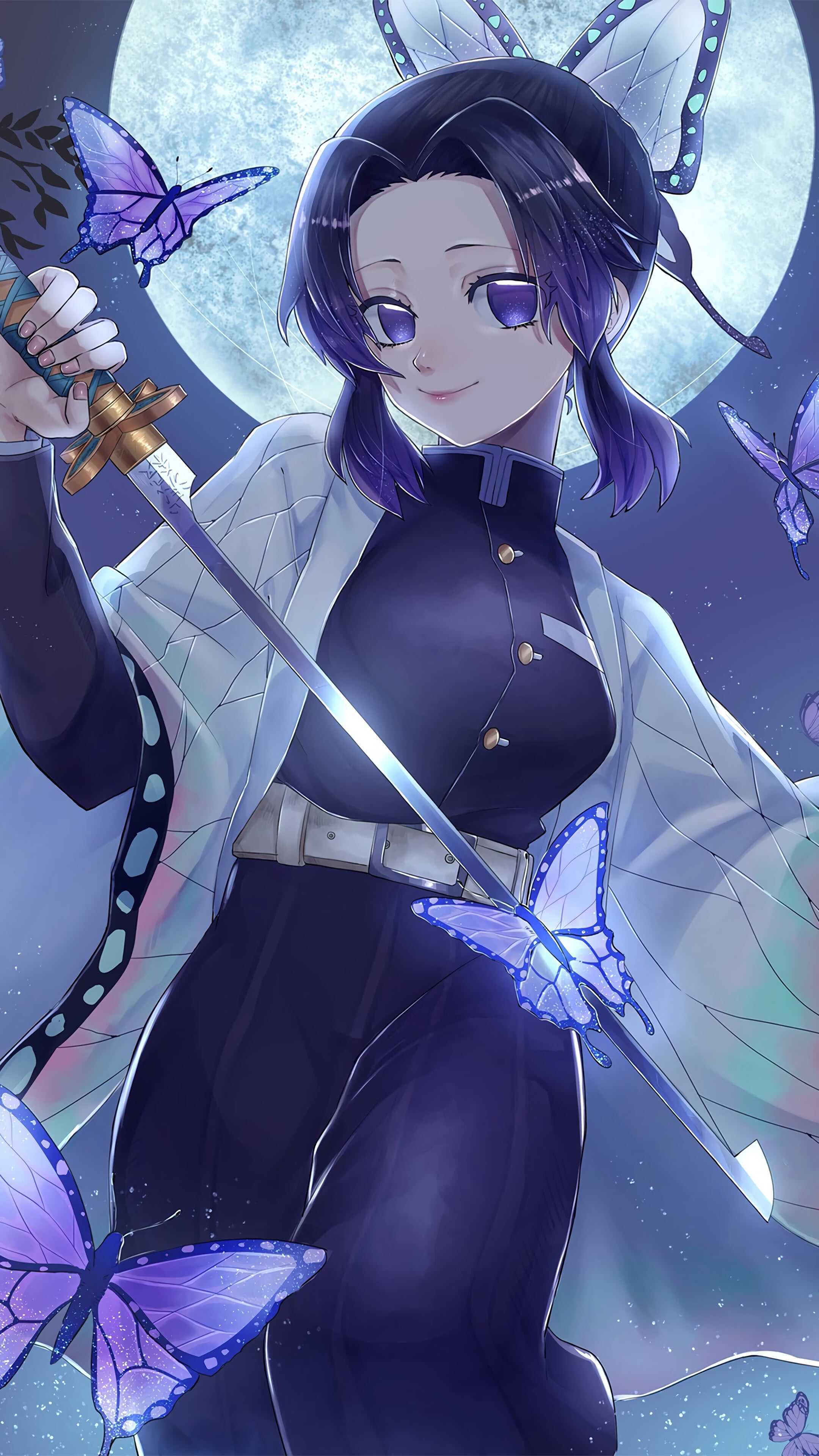 4k Shinobu Kocho Wallpaper