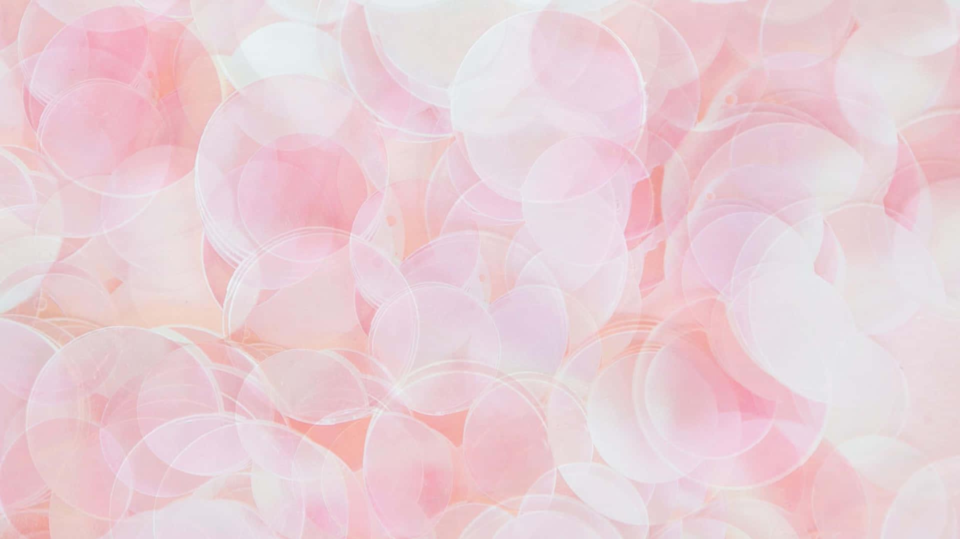 Download Aesthetic Computer Light Pink Pastel Bokeh Wallpaper