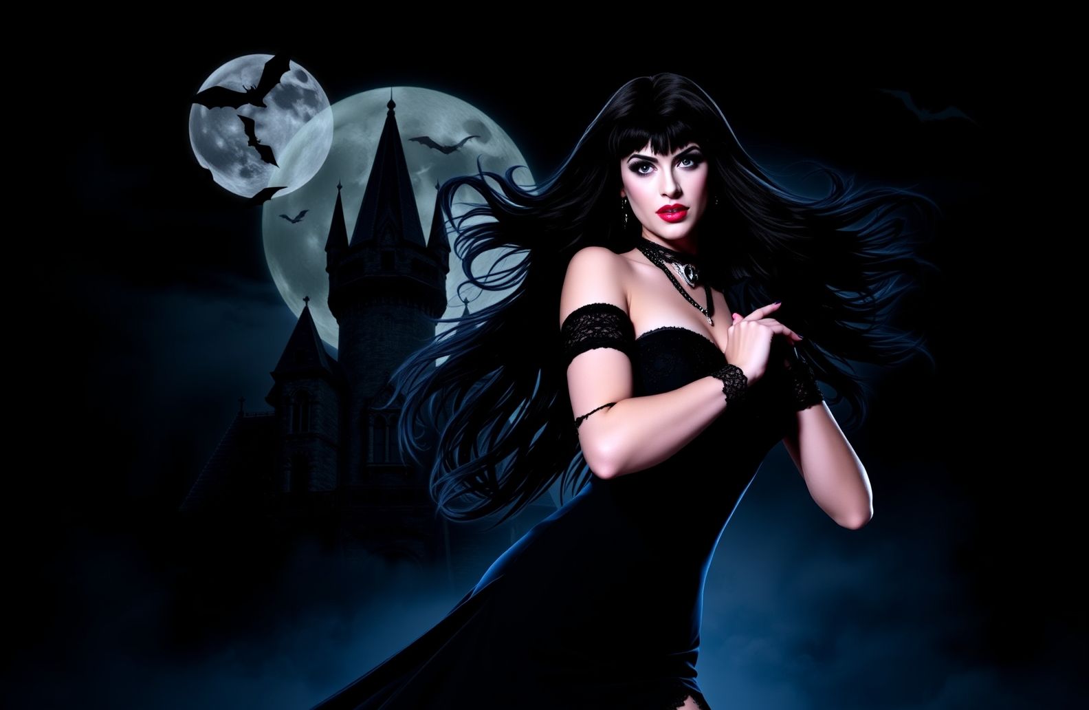 Elvira Mistress Of The Dark Wallpaper