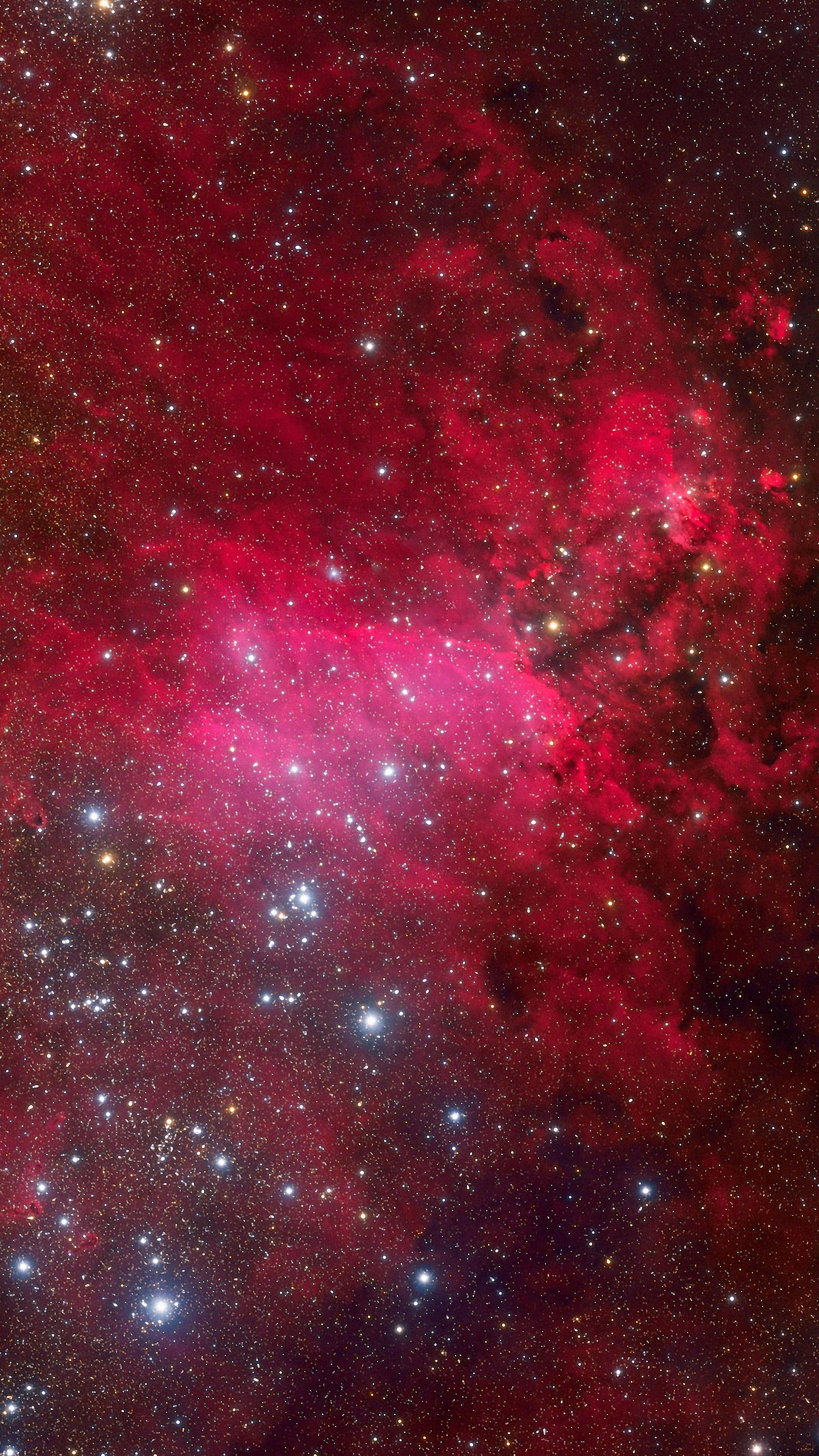 HD 1440x2560 red nebula space lg smartphone wallpapers mobile