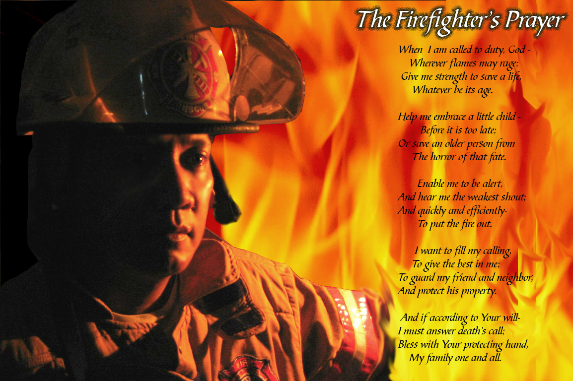 Cell Phone Wallpaper Firefighter Prayer