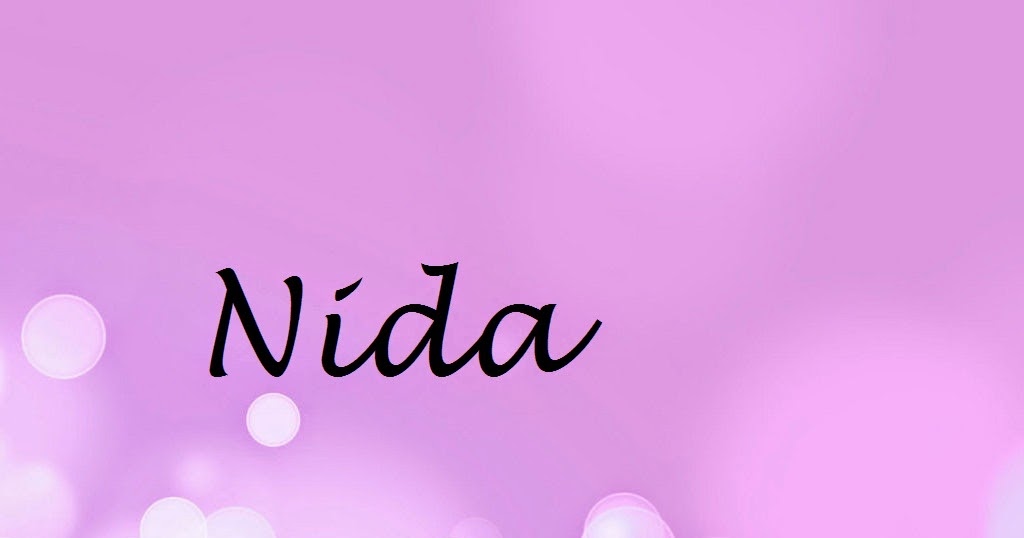 Nida Name Wallpaper Urdu Meaning