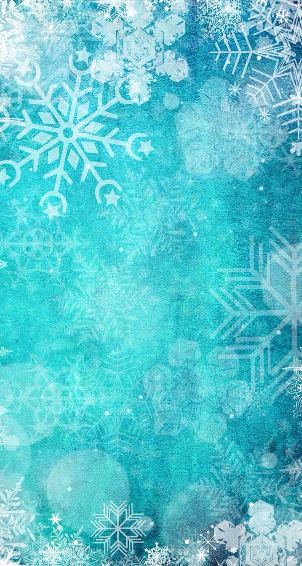 Blue Snowflake Wallpaper Background iPhone Screen Savers
