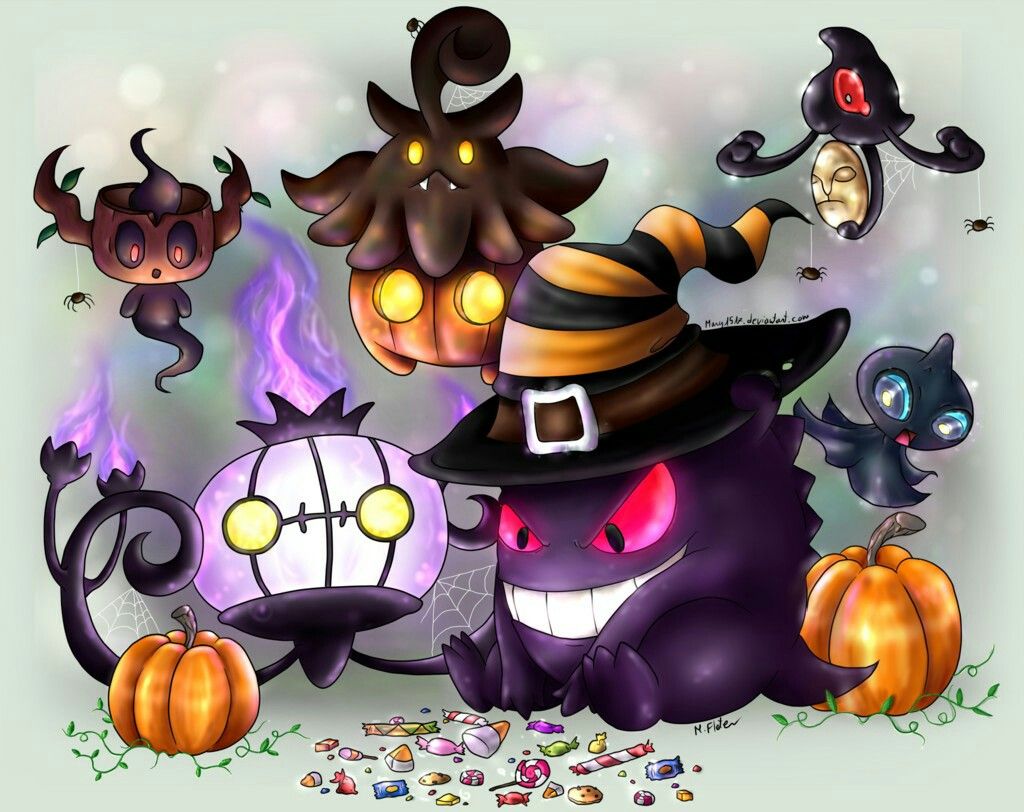 Pokemon Halloween Wallpaper